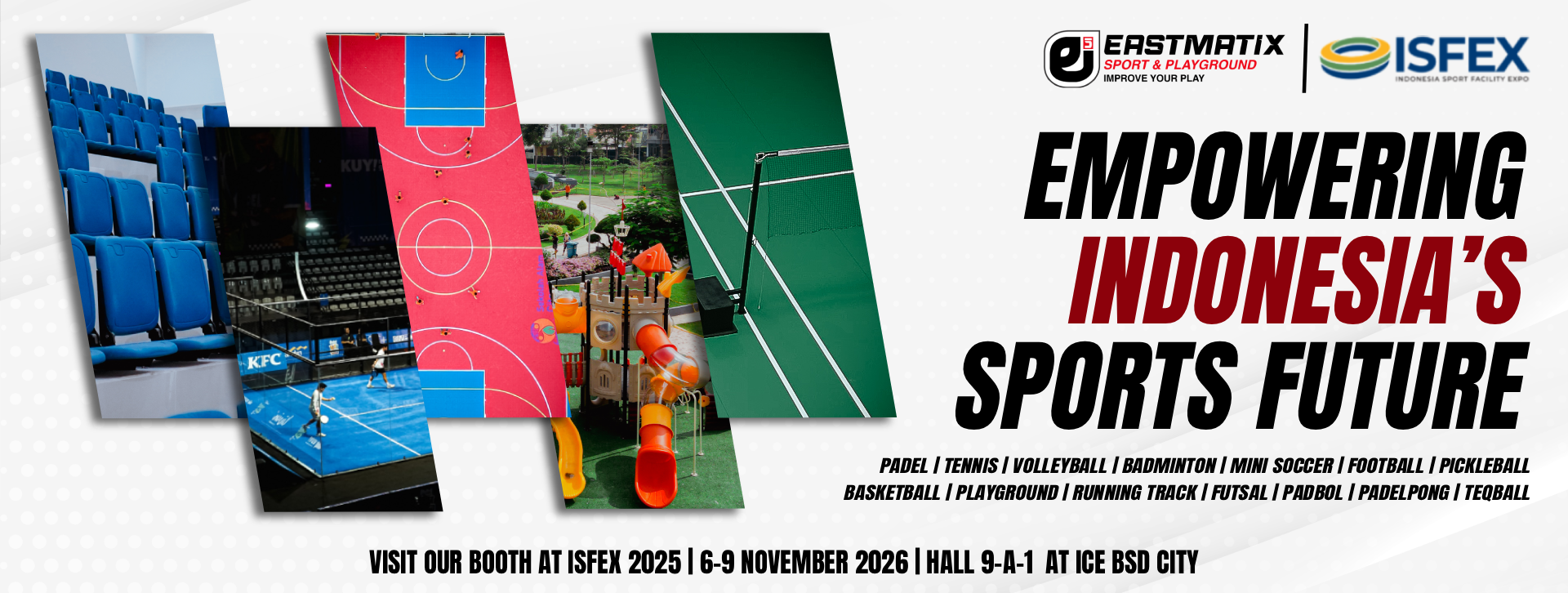 ISFEX 2025 Eastmatix Banner